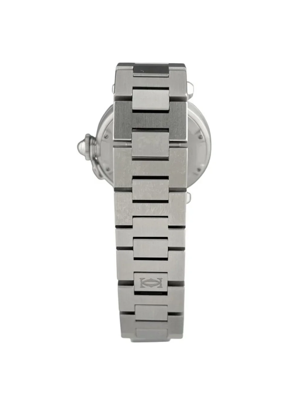 Cartier Pasha C Meridian GMT Watch SS Automatic Winding Silver